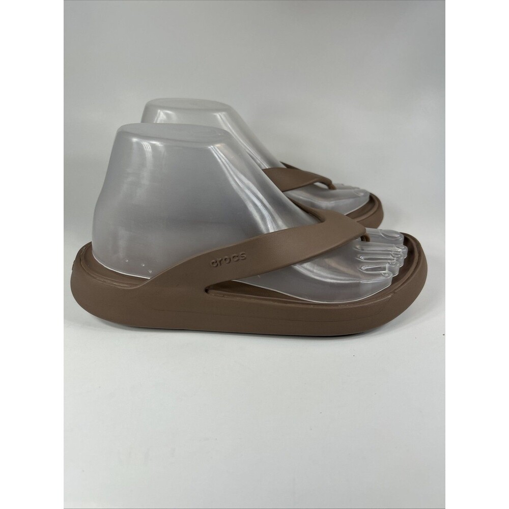 CROCS Women's Brown Slide Sandals
